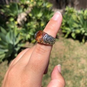 Vintage Sterling Silver Snake Ring